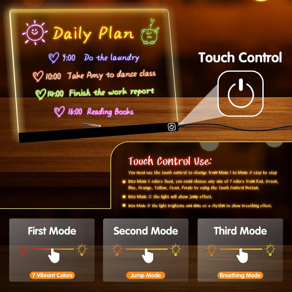 MAW Glow - LED Noteboard